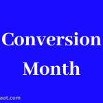 Apa Yang Dimaksud Dengan Conversion Month Adalah